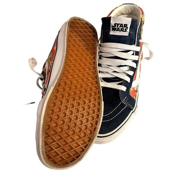 Vans X Star Wars Yoda Aloha Sk8 High Shoes Women's Size 9 - Picture 9 of 10